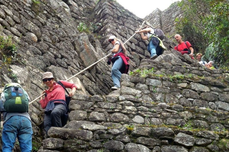 Escaliers en pierre à Huayna Picchu Escaliers en pierre à Huayna Picchu