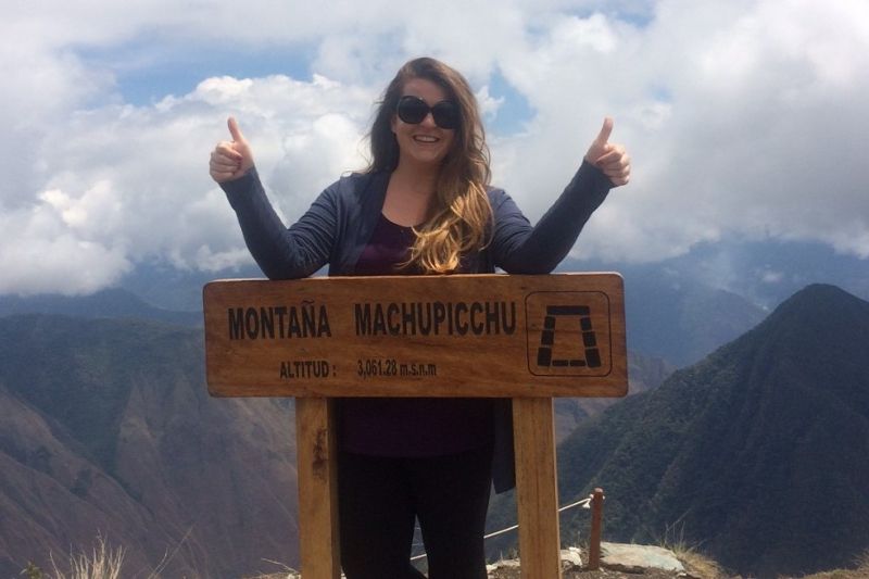 Top of Machu Picchu mountain Top of Machu Picchu mountain