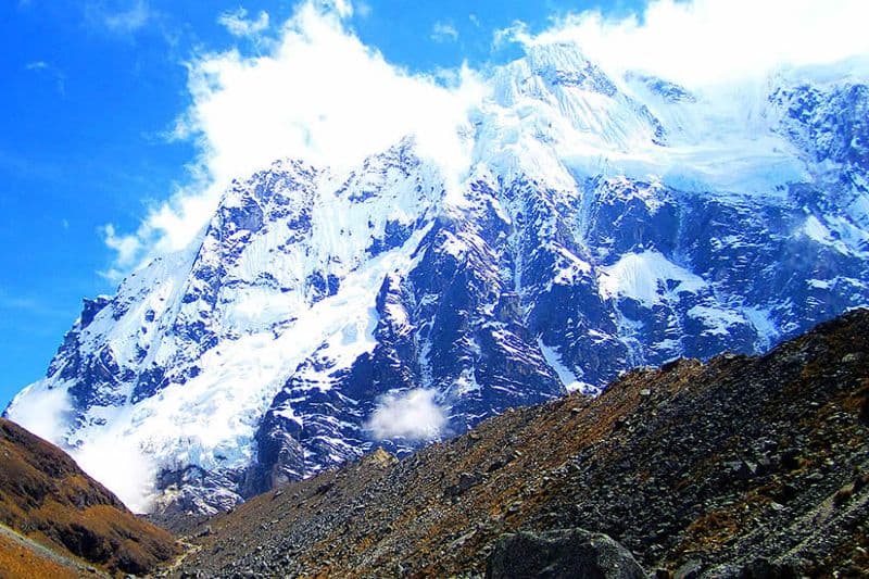 El nevado de Salkantay El nevado de Salkantay