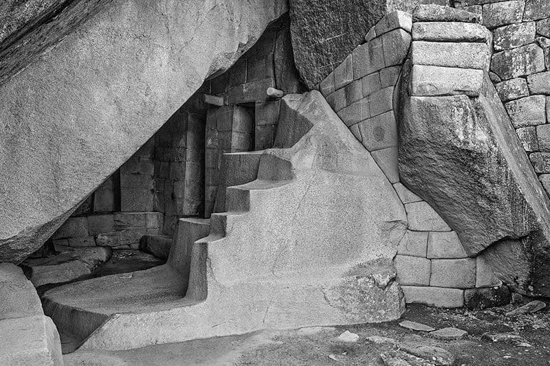 Royal tomb in Machu Picchu, below the Temple of the Sun Royal tomb in Machu Picchu, below the Temple of the Sun